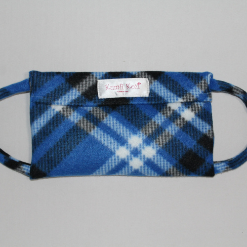 Blue and White Plaid - Kozi Cold Sack With (1) Gel Pack 